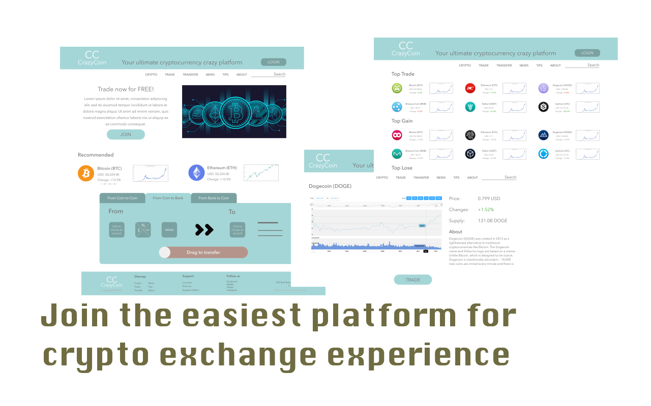 platform for crypto exchange