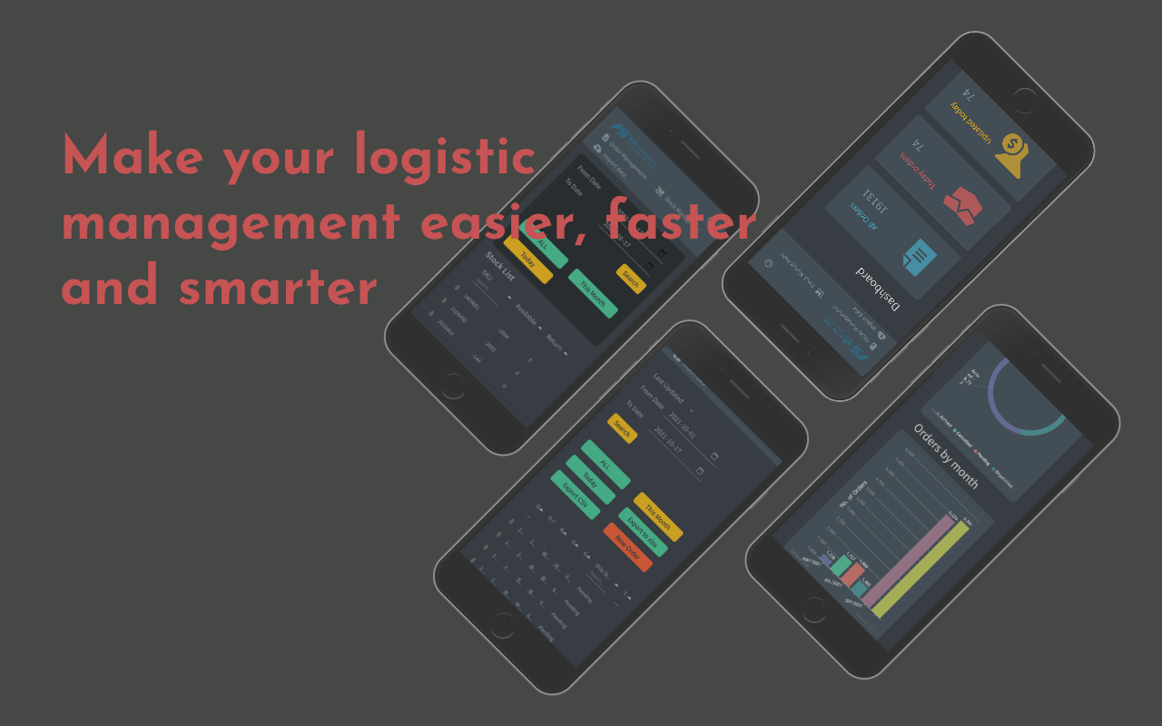 logistic management web application